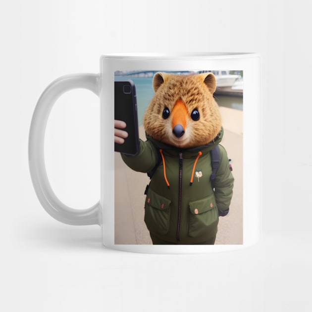 Quokka Selfie 03 by Jaymz Weiss Designz